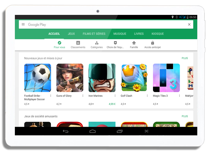 le google playstore à destination des seniors